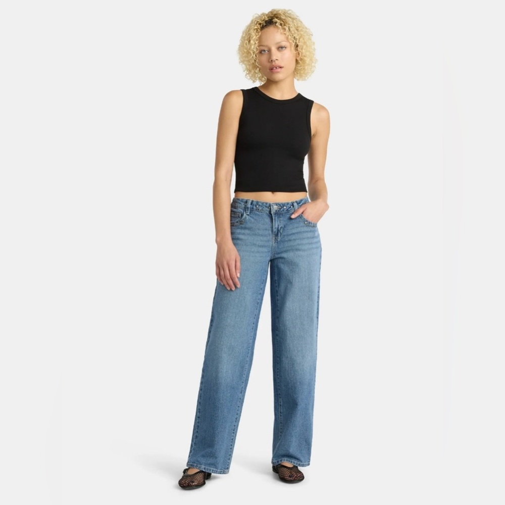 No Boundaries Light Blue Flare Jeans